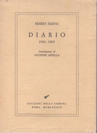 Mario Mafai - Diario 1926 - 1965