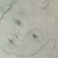 Studio per bambina che dorme, 1928