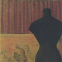 Manichino con ventaglio